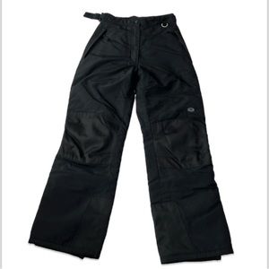 Slalom Women’s Insulated Water Wind Proof Side-Zip Snow Ski Pant Black Size S